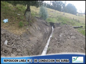 Reposición línea No 3 de Conducción Río Surba