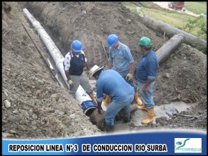 Reposición línea No 3 de Conducción Río Surba