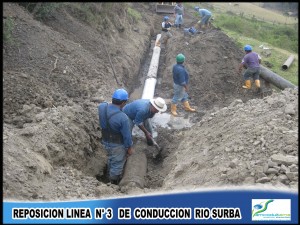 Reposición línea No 3 de Conducción Río Surba