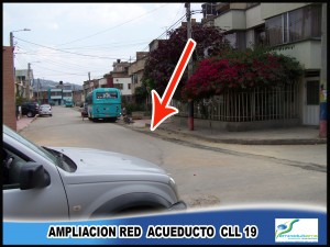 Ampliación red acueducto Cll 19