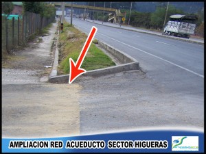 Ampliación red de acueducto - Sector Higueras